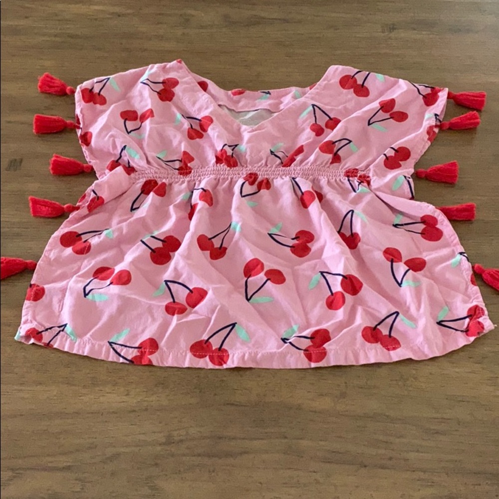 Cat and Jack cherry 🍒 bathing suit cover up